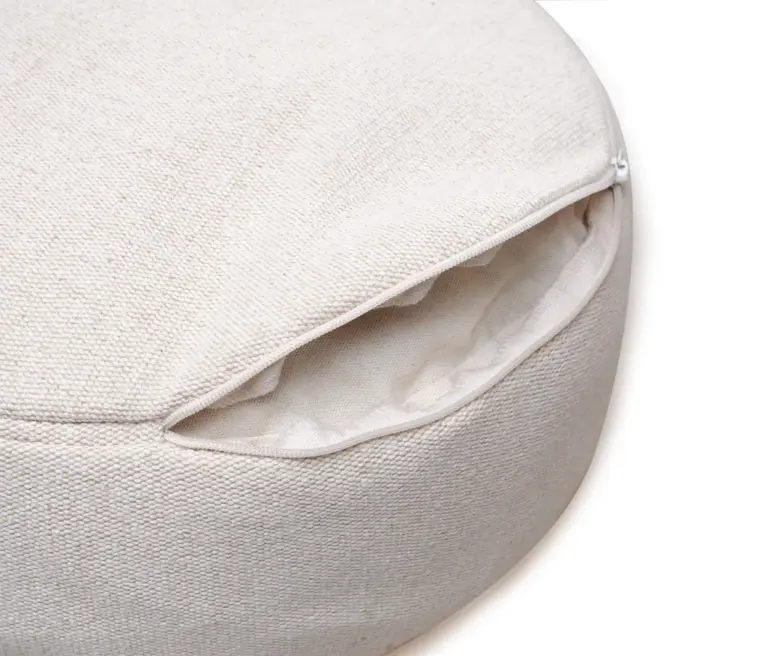 meditationskissen rund | jute