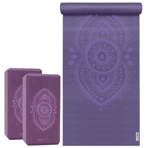 yogamatten set anja | yogamatte & 2 yogablöcke