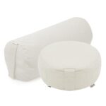 Yoga-Set Ananda (Meditationskissen Dhyana + Yoga-Bolster Samtosha)