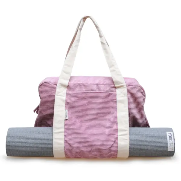 yogatasche yogibag® | aus cord | rose