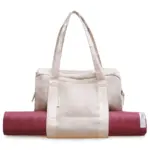 yogatasche yogibag® | aus jute | nature creme/off white
