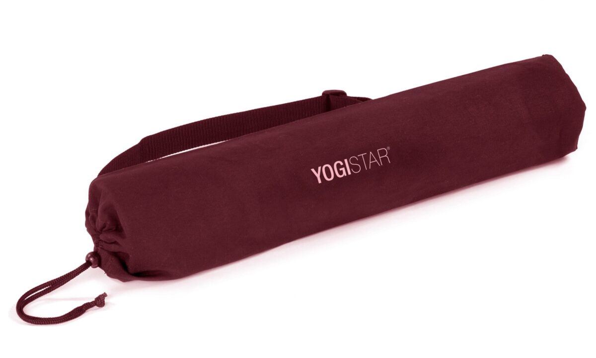 yogibag_basic_bordeaux_logo_neu_web2500.jpg Yogatasche yogibag® Basic | aus Baumwolle - 65 cm – Bild 1
