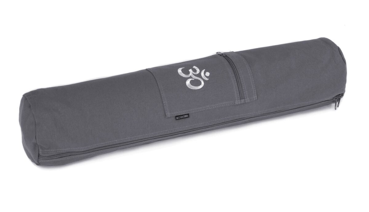 yogibag_om_grey_web2500_1.jpg Yogatasche yogibag® OM | aus Baumwolle - 65 cm – Bild 1