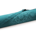 Yogatasche yogibag® Spiral Mandala | aus Jute-Petrol