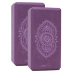 2er-Set Yogablock yogiblock® | ajna chakra - aubergine