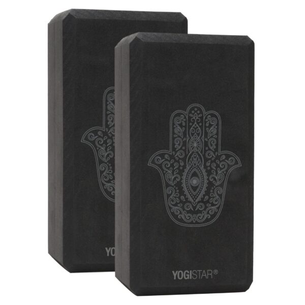 2er-Set Yogablock yogiblock® | hand of fatima - zen black