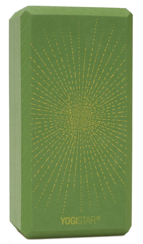 Yogablock yogiblock® basic - art collection - sparkling sunray - kiwi