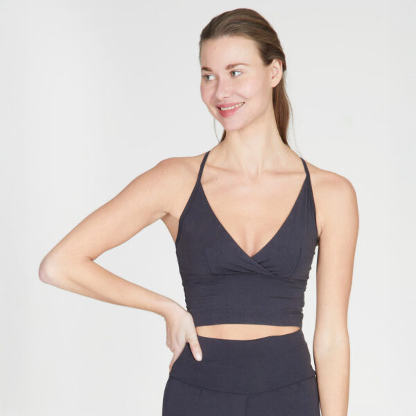 Crop Top LOVE | ANTHRACITE