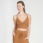 Crop Top LOVE | MAROON