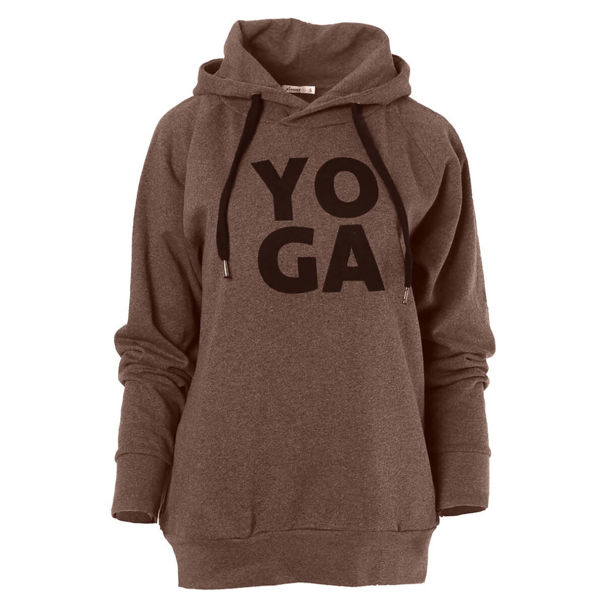 rudra_hoodie_hazel_marl_front_web2500.jpg Damen Yoga Hoodie RUDRA | HAZEL MARL – Bild 1