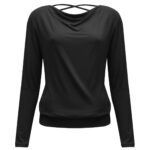 Yoga Longsleeve FLOWING SHAKTI "ALA" | BLACK