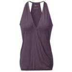 Yoga RACERBACK V|NECK "ALA" | ELDERBERRY