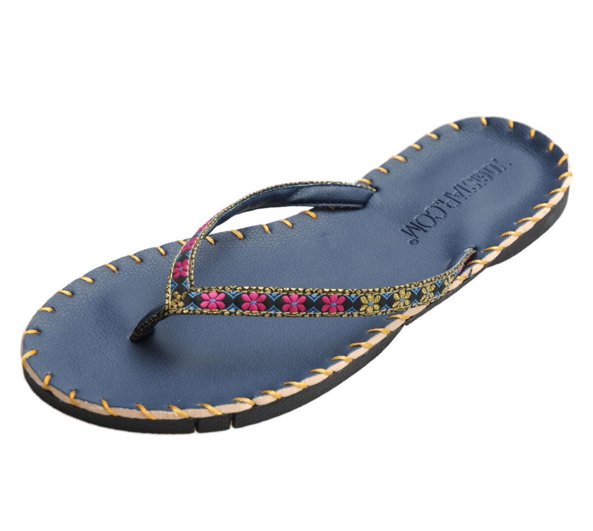 yoga_sandalen_blue_seitenansicht_links_web2500.jpg Yoga Sandalen | NAVY BLUE – Bild 1