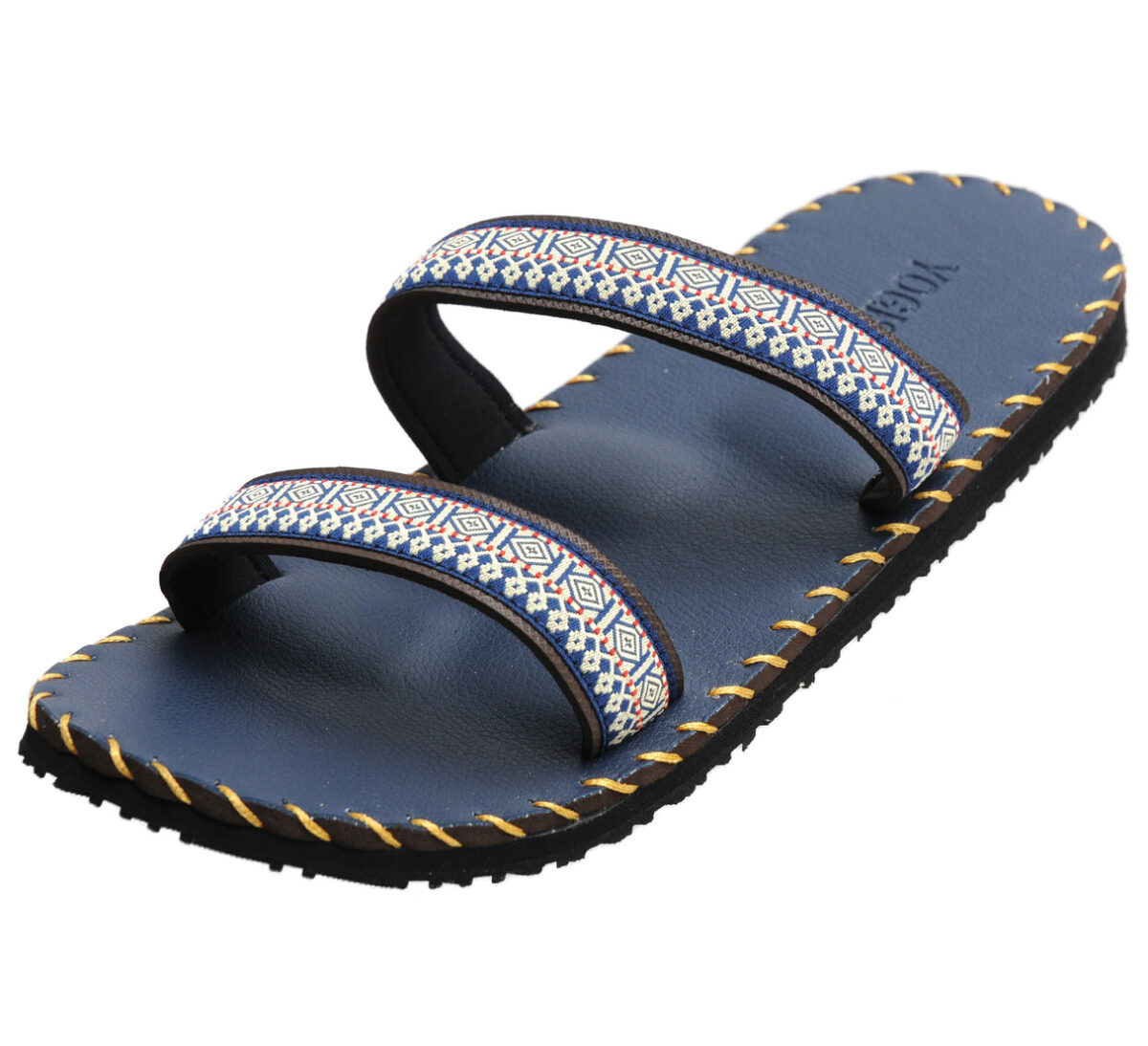 yoga_sandalen_herren_riemen_blue_seitenansicht_links_web2000.jpg Yoga Sandalen Männer | DARK BLUE – Bild 1