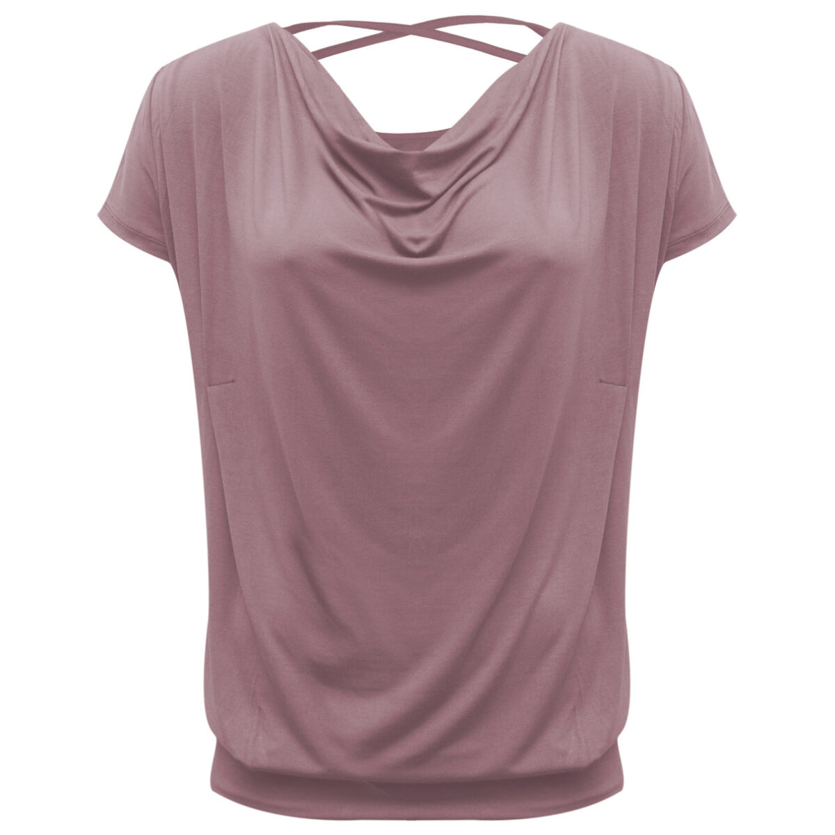 Yoga Shirt FLOWING BATWING "ALA" | ROSE – Bild 2