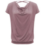 Yoga Shirt FLOWING BATWING "ALA" | ROSE – Bild 2