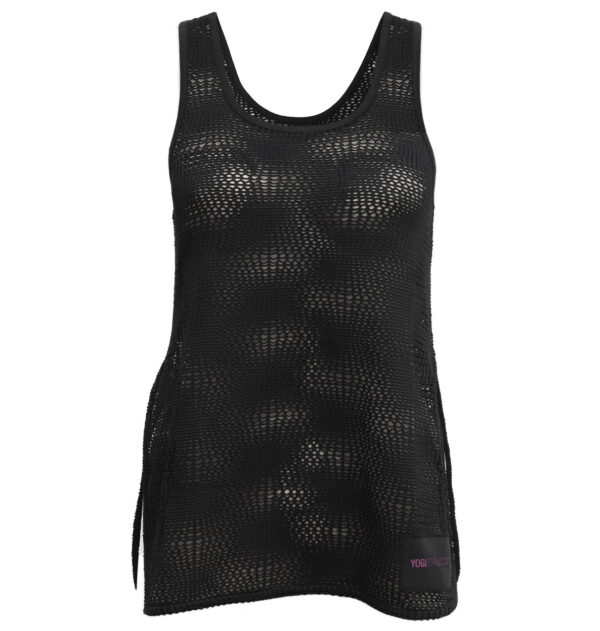 Yoga MESH | Top "ROMA" | BLACK