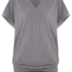 Yoga T-Shirt"FREEDOM" | PALE GREY MARL