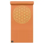 yogamatte – yogimat® basic flower of life orange