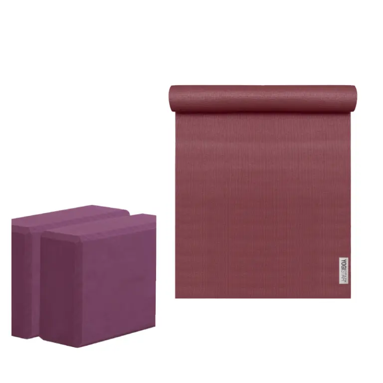 yogamatten set basic | yogamatte + 2 yogablöcke