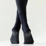 solid color yoga grip socks