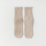 solid color yoga grip socks
