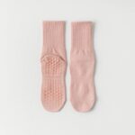 solid color yoga grip socks