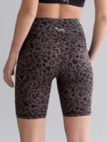 biker shorts leo soft brown