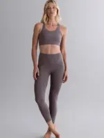 criss cross bh aus baumwollmischgewebe in taupe