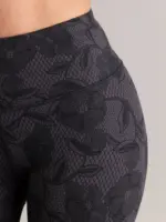 cropped leggings dark lace