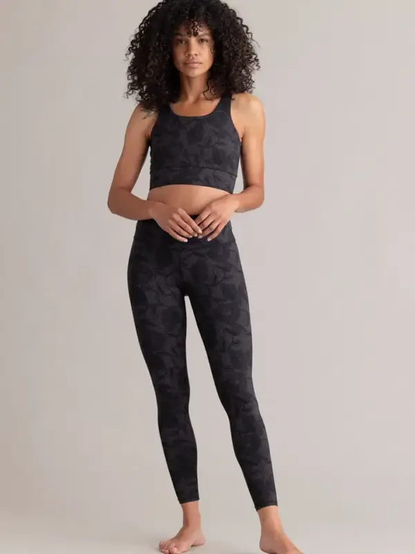 cropped leggings dark lace