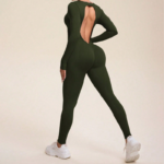 damen long sleeve yoga jumpsuit