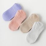 solid color yoga grip socks