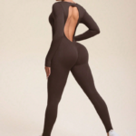damen long sleeve yoga jumpsuit