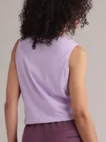 kurz geschnittenes top fliederbrise