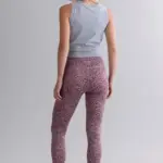 kurzes top, grau meliert