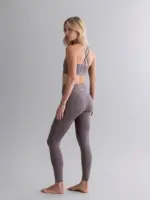 leggings mit hohem bund, taupe