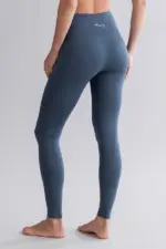 leggings mit hohem bund, türkis