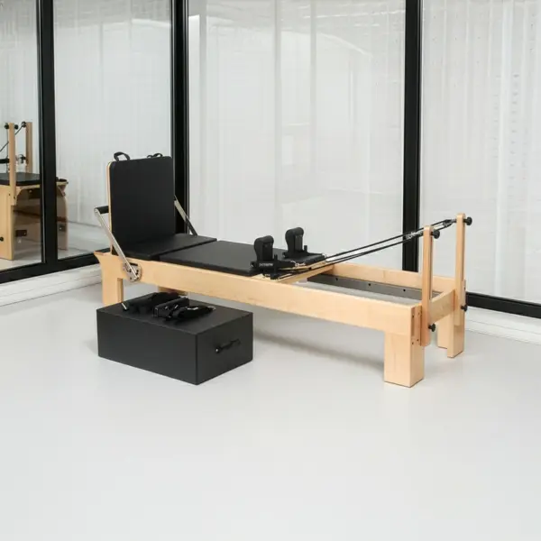 pilates reformer ahorn therapeutic leg black
