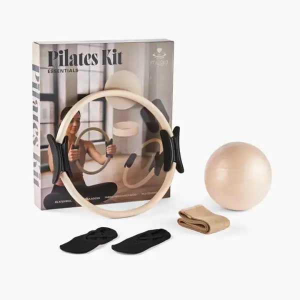 pilates set cream