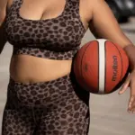 racerback yoga bra leo cocoa