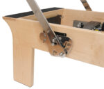 pilates reformer ahorn "therapeutic leg" (inkl. sitting box und jump board) schwarz