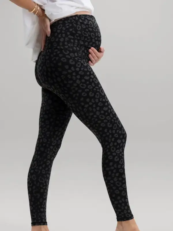 umstandsleggings leo schwarz