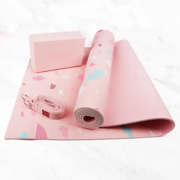 yoga einsteiger set terrazzo design