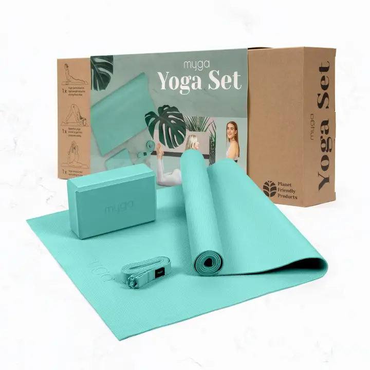 yoga einsteiger set türkis