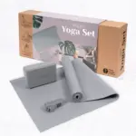 yoga einsteiger set grau