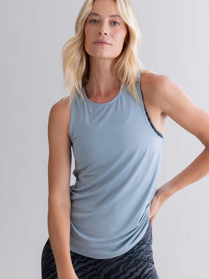 aktives tanktop schiefer