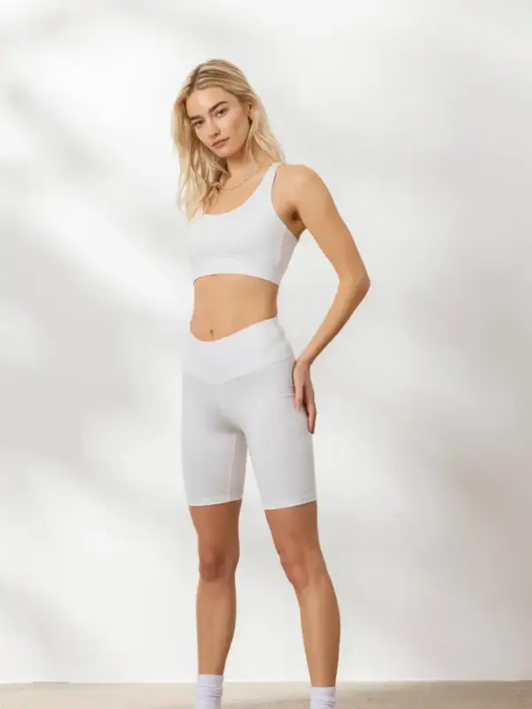 biker shorts weiß