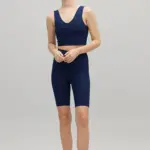 bustier gerippt baritonblau