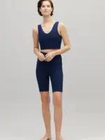 bustier gerippt baritonblau